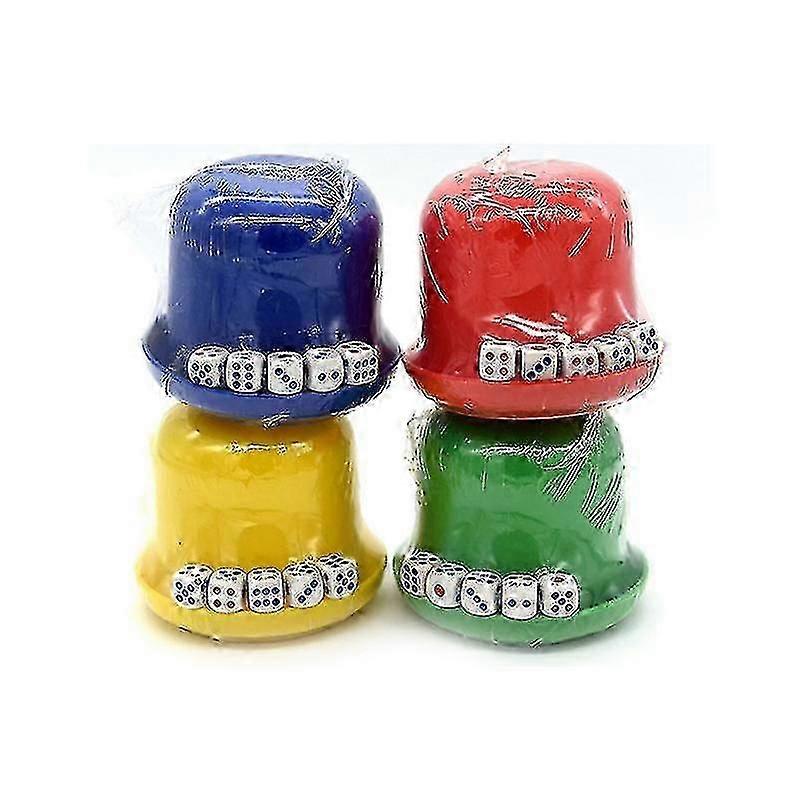 Dice Cup Party Drinking Game with 5 D6 Dice