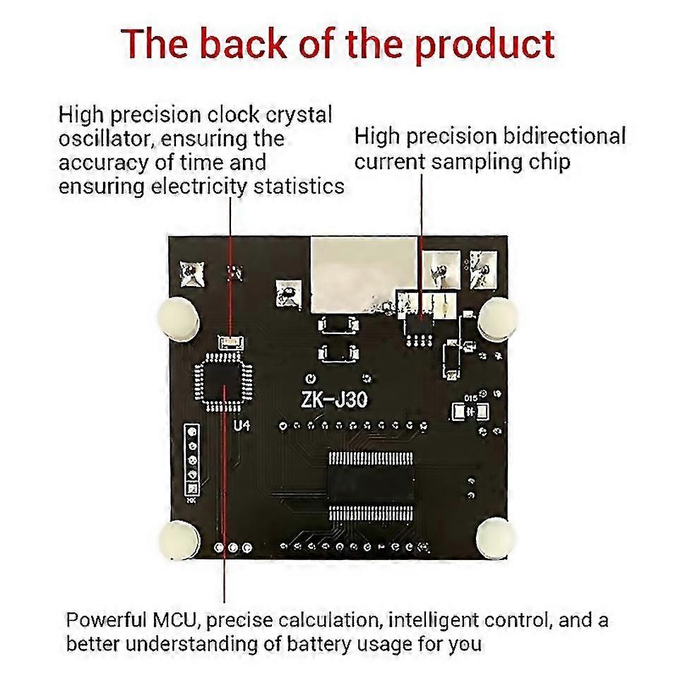 For J30 Coulomb Meter Display Battery Test Lithium Battery