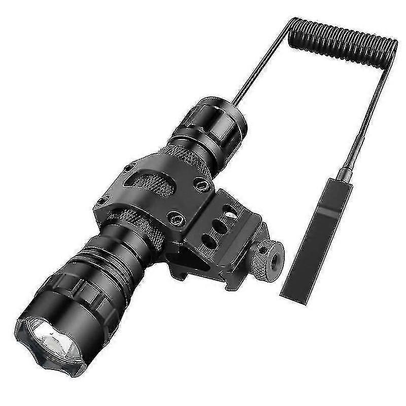 Tactical Hunting Flashlight Suit High Lumen Brightness Refilescope Optic Sight Set