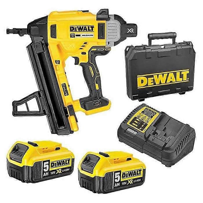DEWALT DCN890P2 accu afwerkspijkermachine - 18V 2 x 5 Ah Li-Ion beton en staal