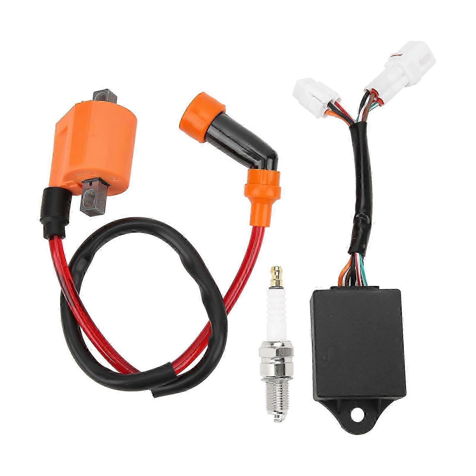 Cdi Box Kit With Spark Plug Coil 4bd855401000 Replacement For Timberwolf 250 Yfb250 1994