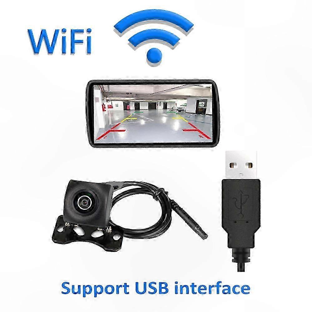 HD 720P Wireless Backup Camera with Night Vision, Waterproof Rear View Cam for iOS & Android Devices, Car, RV, Van Use