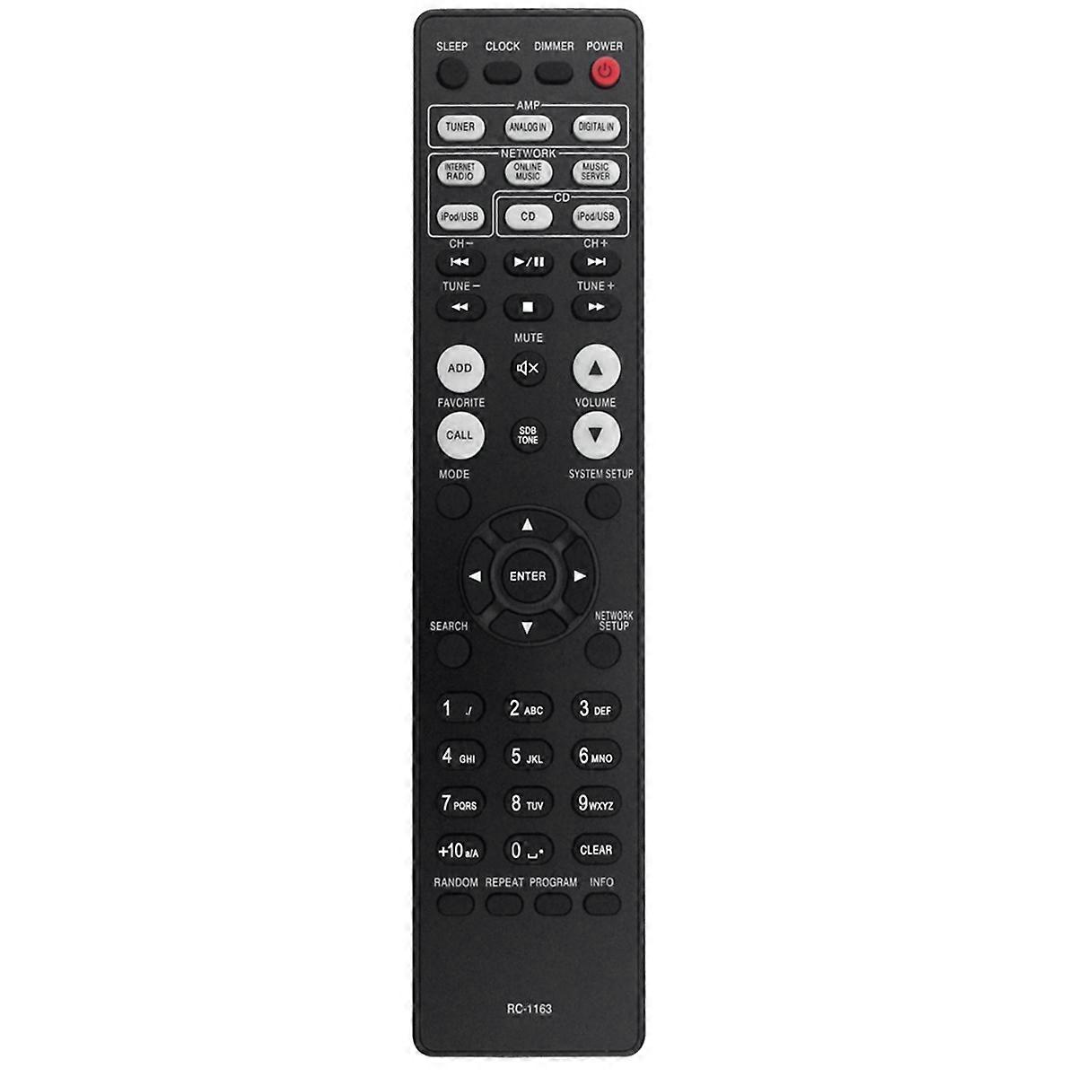 Replace RC-1163 Remote Control for RC-1163 Remote Control