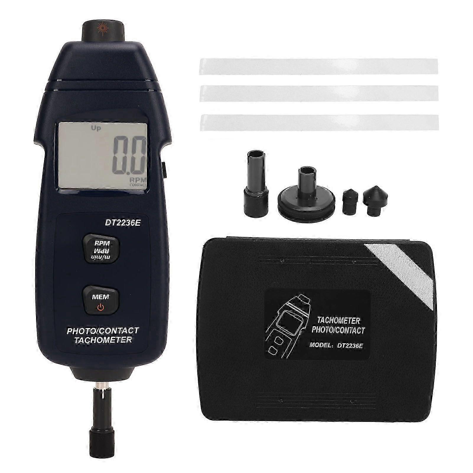 2025 Neuestes Modell Digitaler Drehzahlmesser Handheld Weiß Hintergrundbeleuchtung Auto Data Save