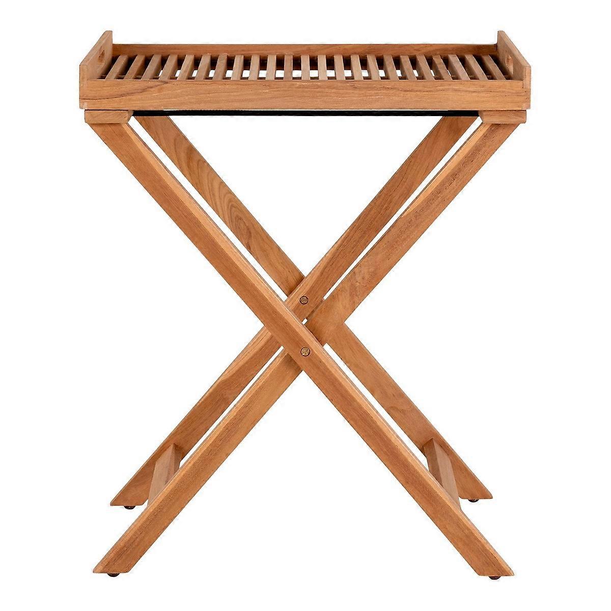 Table basse Ronda, Marron, Bois, 40x60x70 cm
