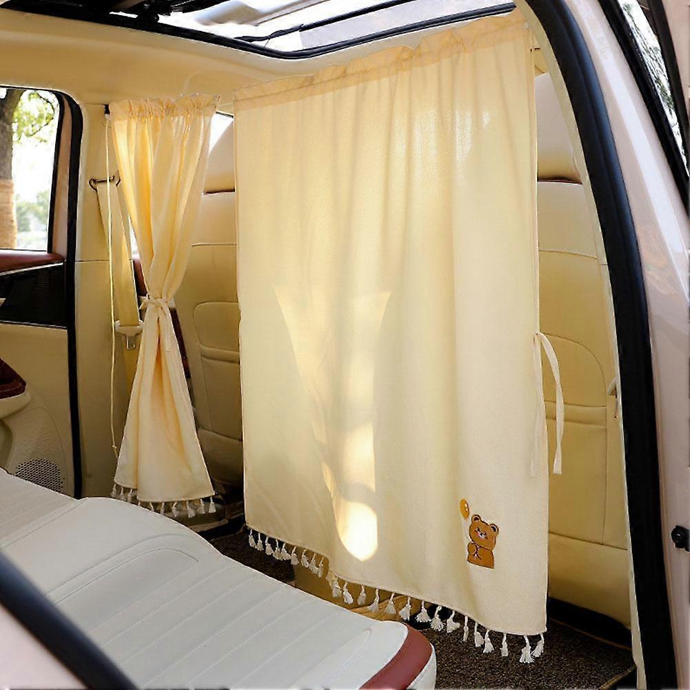 Car Privacy Partition Curtain Shading Sunscreen Shading Curtain Split Push
