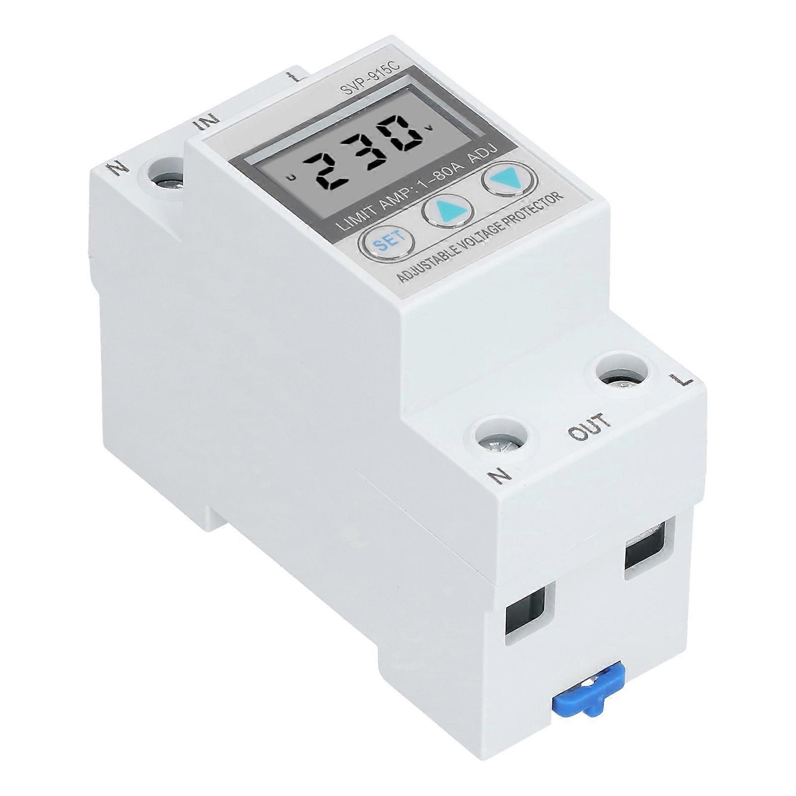 SVP-915C Over Under Voltage Protector 80A ABS Shell 81x36x60mm