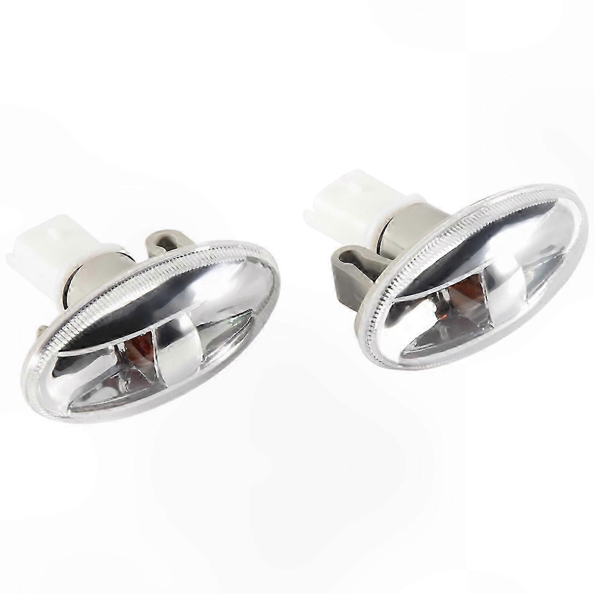 2Pcs Universal Side Steering Indicator Repeater Light for Compact Cars