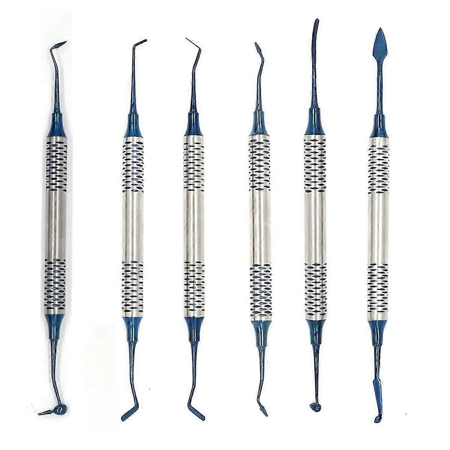 6 Pcs Dental Composite Resin Filled , Blue