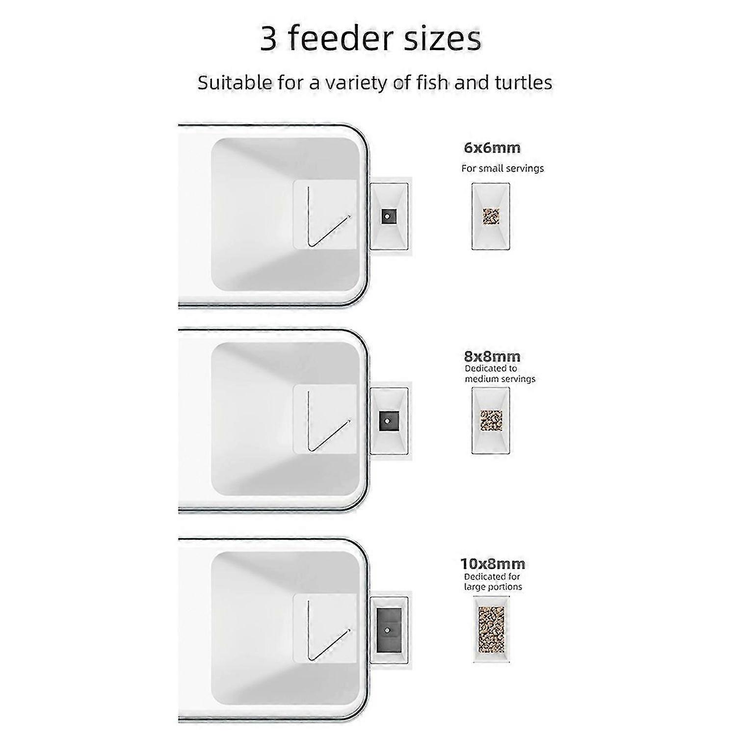 Smart Fish Feeder For Aquarium Tank 450ml Large Capacity