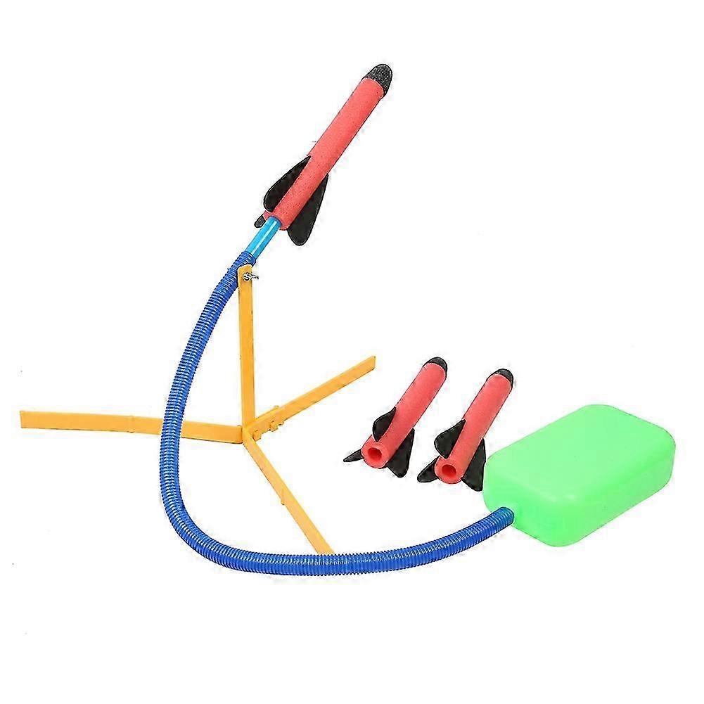Outdoor EVA Power Rocket Launcher Catapulting Foam Shell Educational Toy for Children 2025