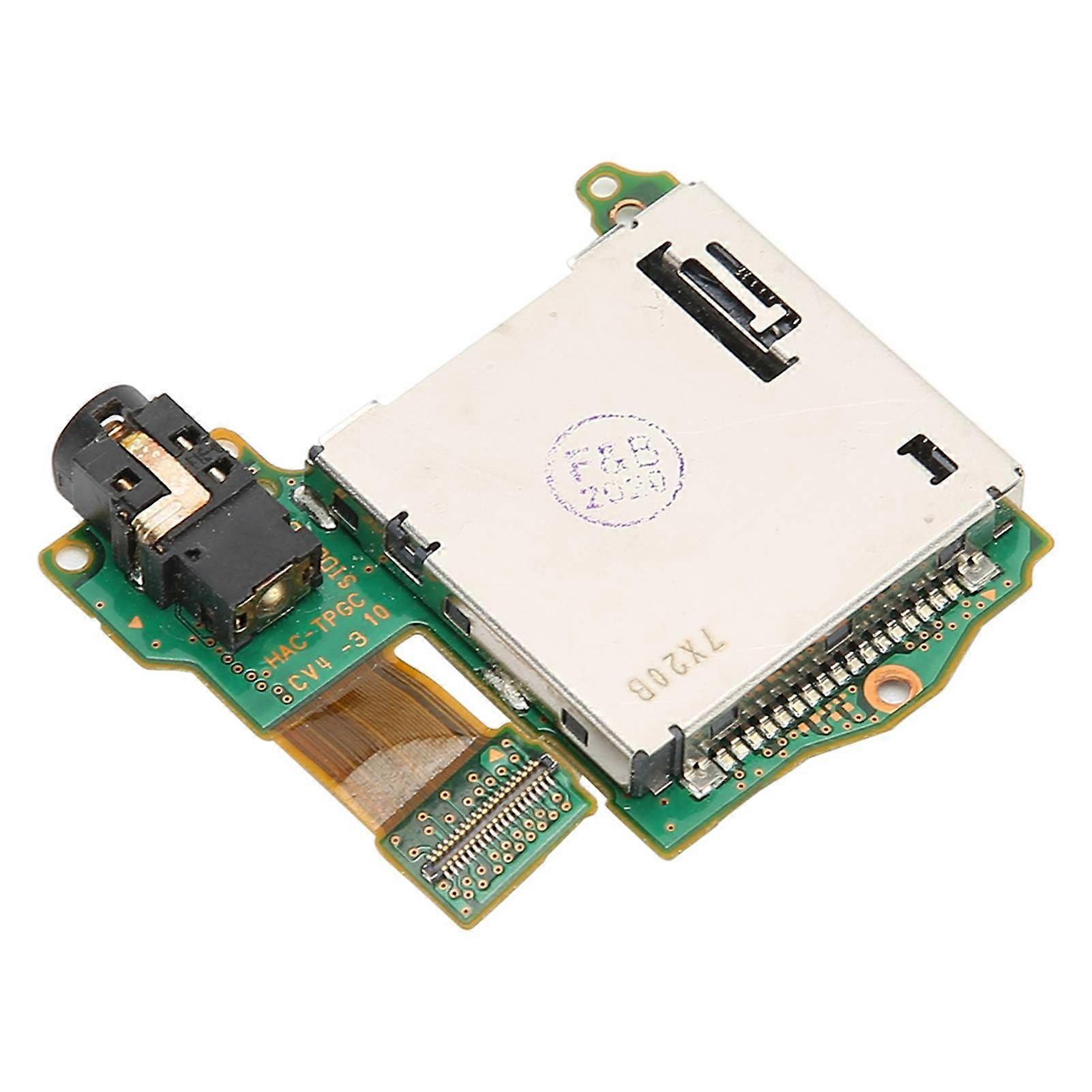 Game Cartridge Card Slot Host Reader Tray Earphone Hole Port Fit for Switch