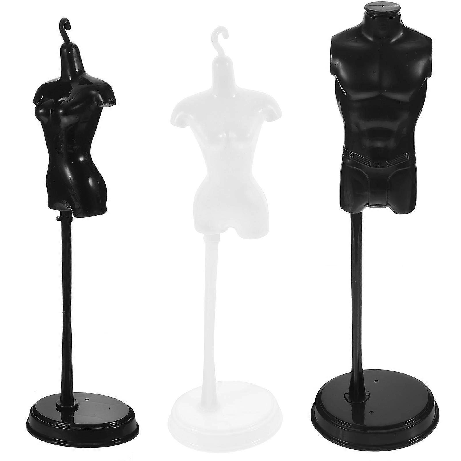 Doll Dress Stand Mini Mannequin Model Stand for Clothes Display 12Pcs