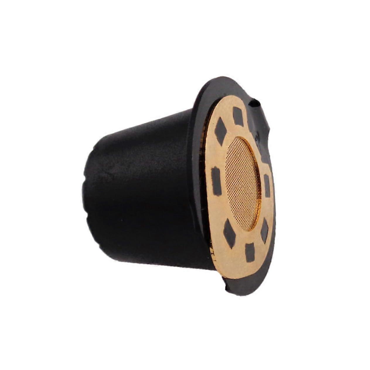 Reusable Coffee Husk Filters Stainless Steel Lids For Coffee Machines 2Piece Set Medium Gold