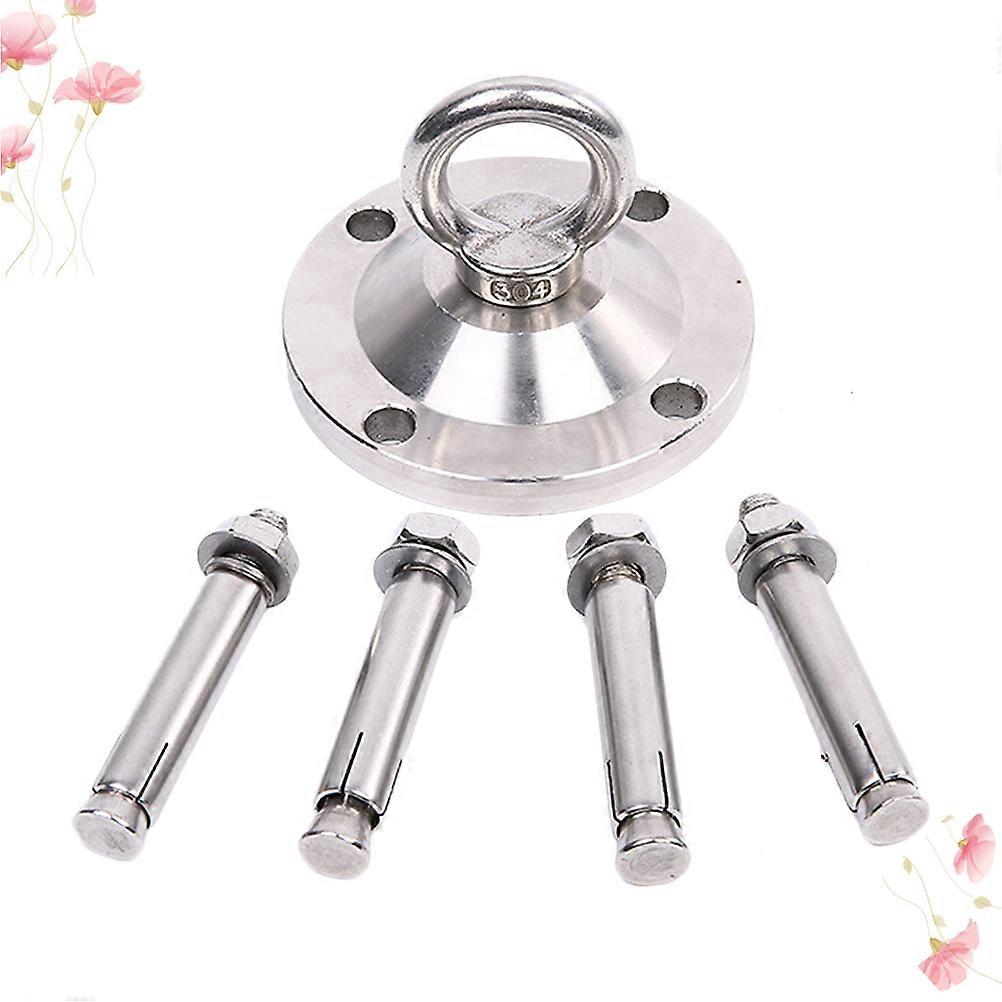 Piquet pour chien rotatif Piquet pour chien en acier inoxydable pour une utilisation en extérieur avec 4 vis