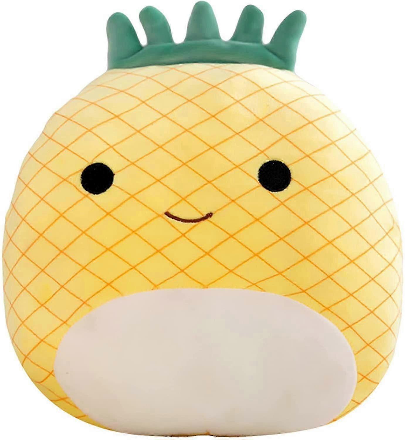 Plush Toys 11" - Ultrasoft Stuffed Fruit or Animal Plush Toy, Soft Plush Doll Hugging Plush Pillow(Pineapple)