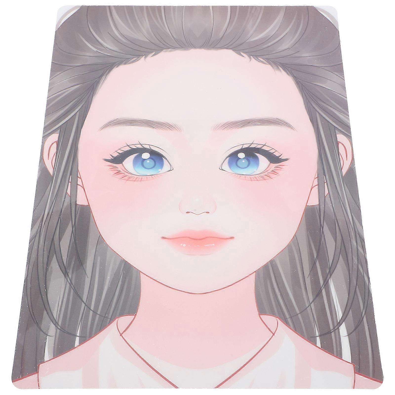 Face Painting Practice Board for Practice Smooth Surface Pet Material