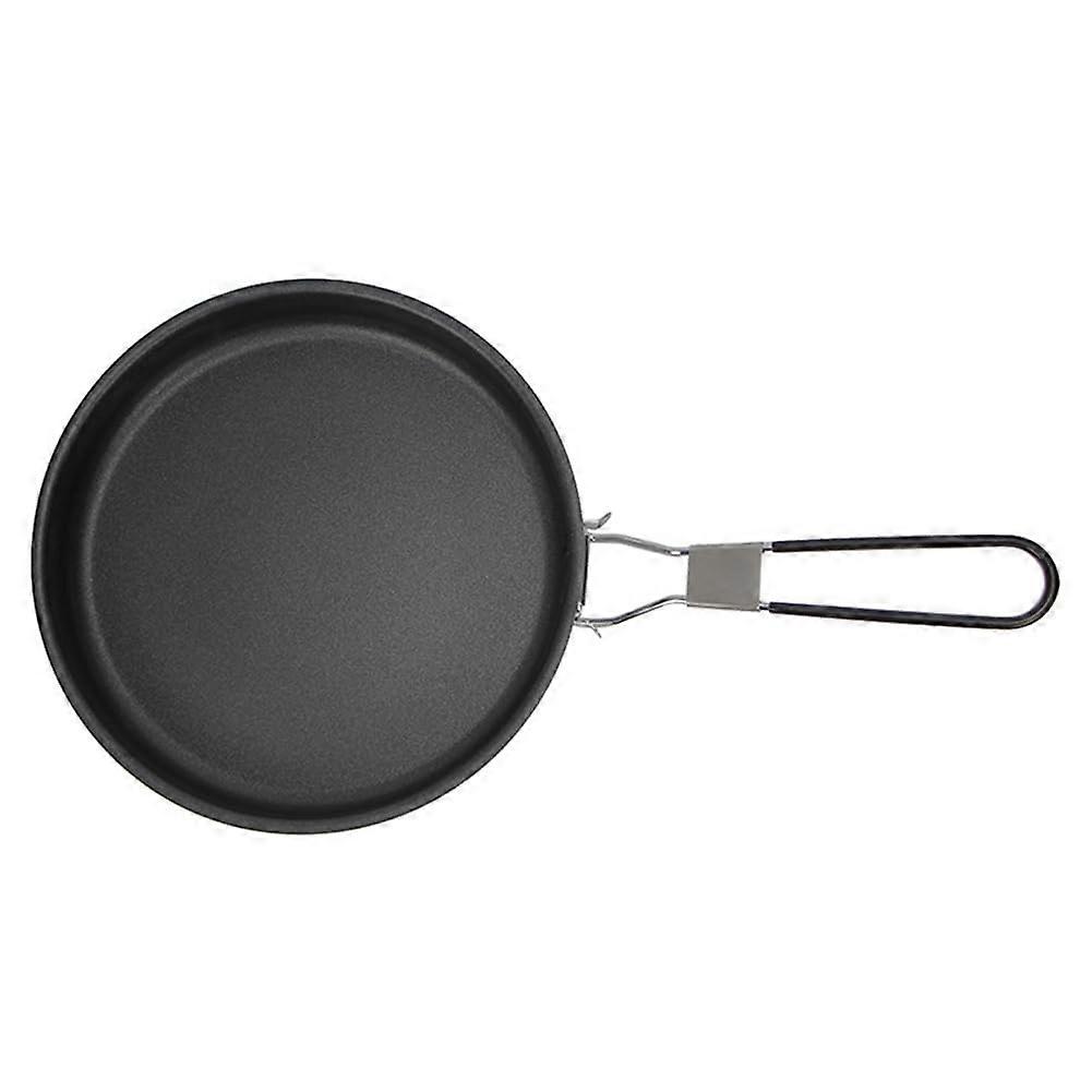 Ultralight Titanium Frypan Outdoor Camping Hiking Tableware Cookware Picnic Cooking Utensils Frying Pan Easy to Use