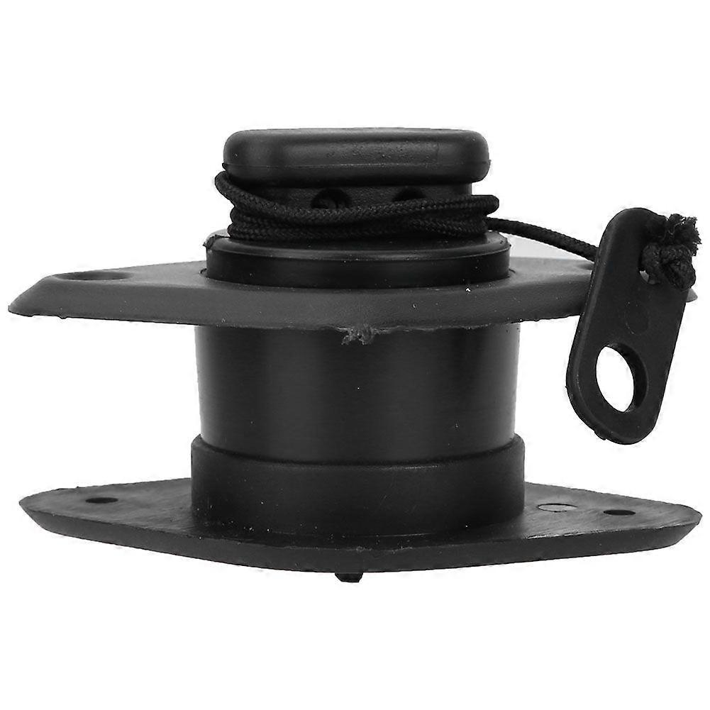 Durable PVC Black Drain Valve for Inflatable Boats Fishing Boat Kayak Accessory
