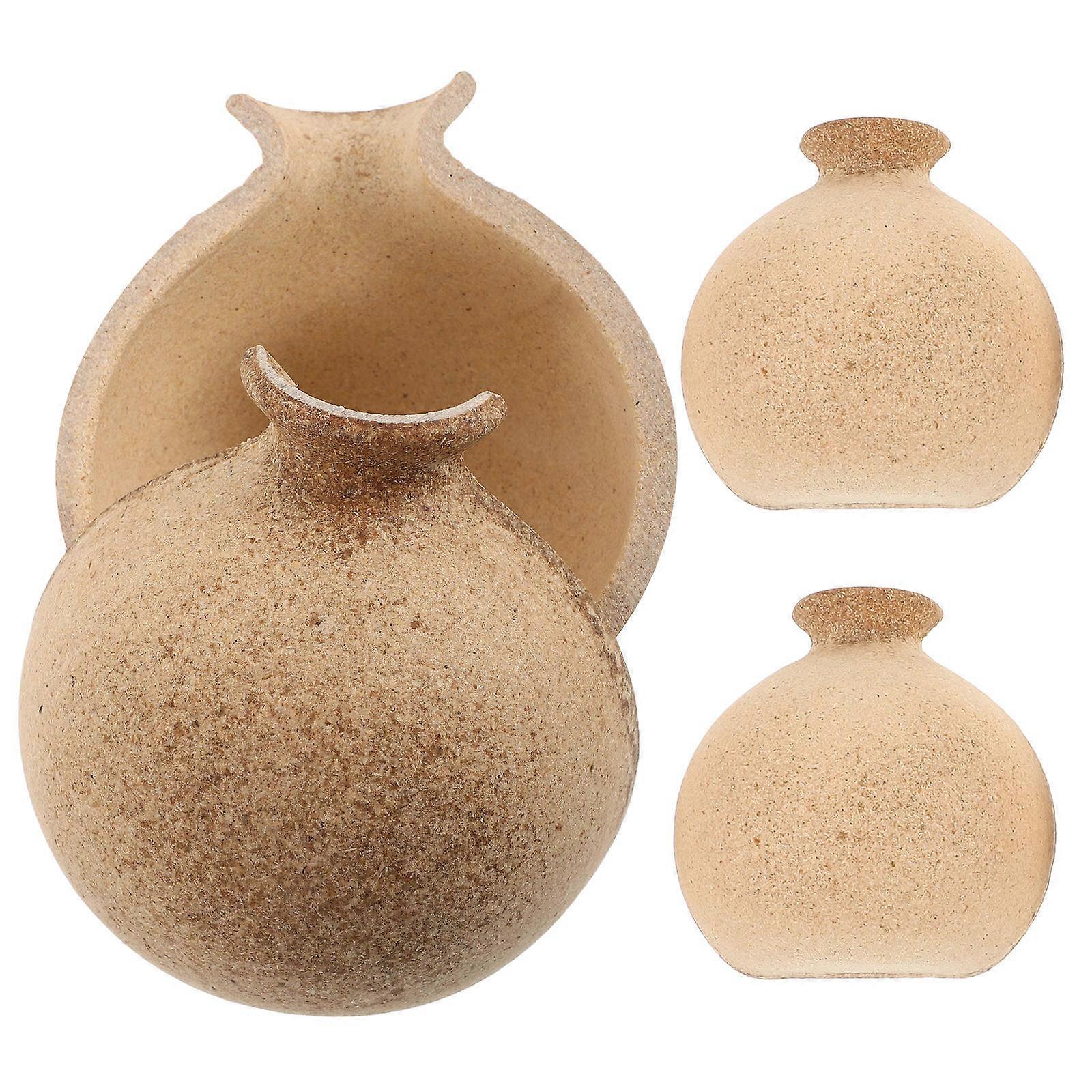 Artistic DIY Vase Mold Wood Vase for Flower Arrangement 20Pcs Set