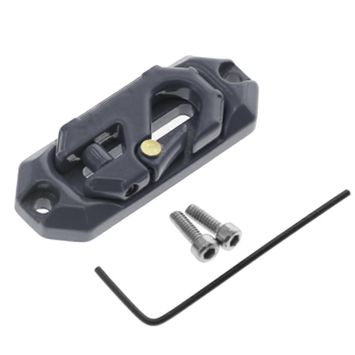 Winch Control Mount Plate Metal Winch Hook Recovery Tool,Grey