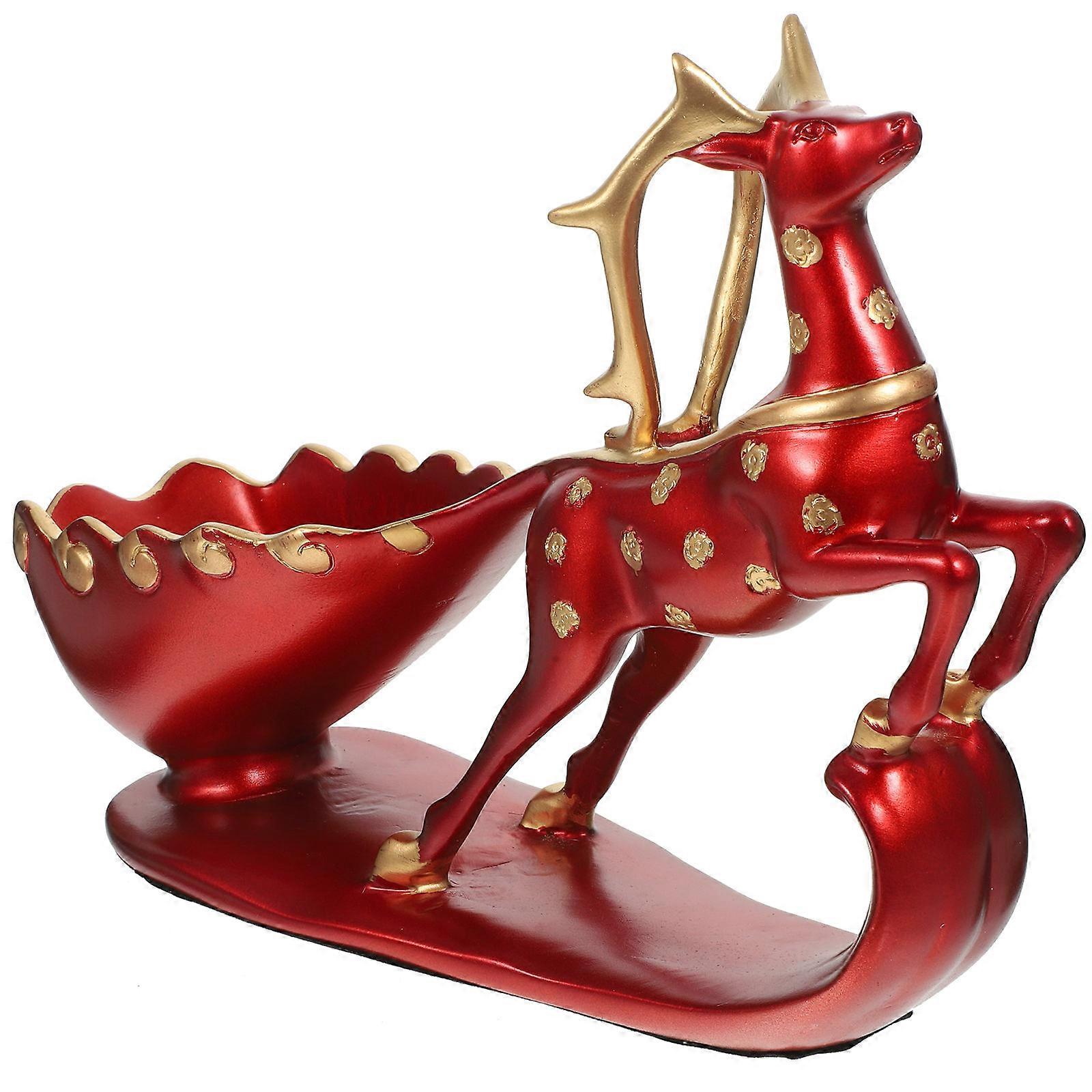 Deer Shape Wine Display Rack 31x27cm Elegant Decoration For Home Use 1Pcs