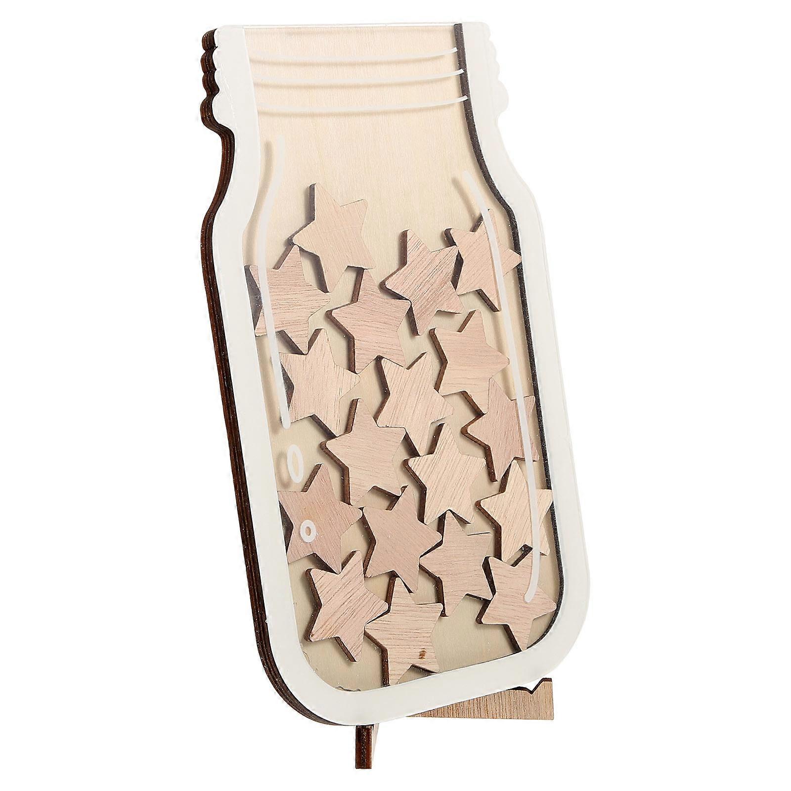 Rustic Reward Jar 4Set Designed For Storing Reward Stars Ideal For Kids Parents And Teachers In School And Office Settings