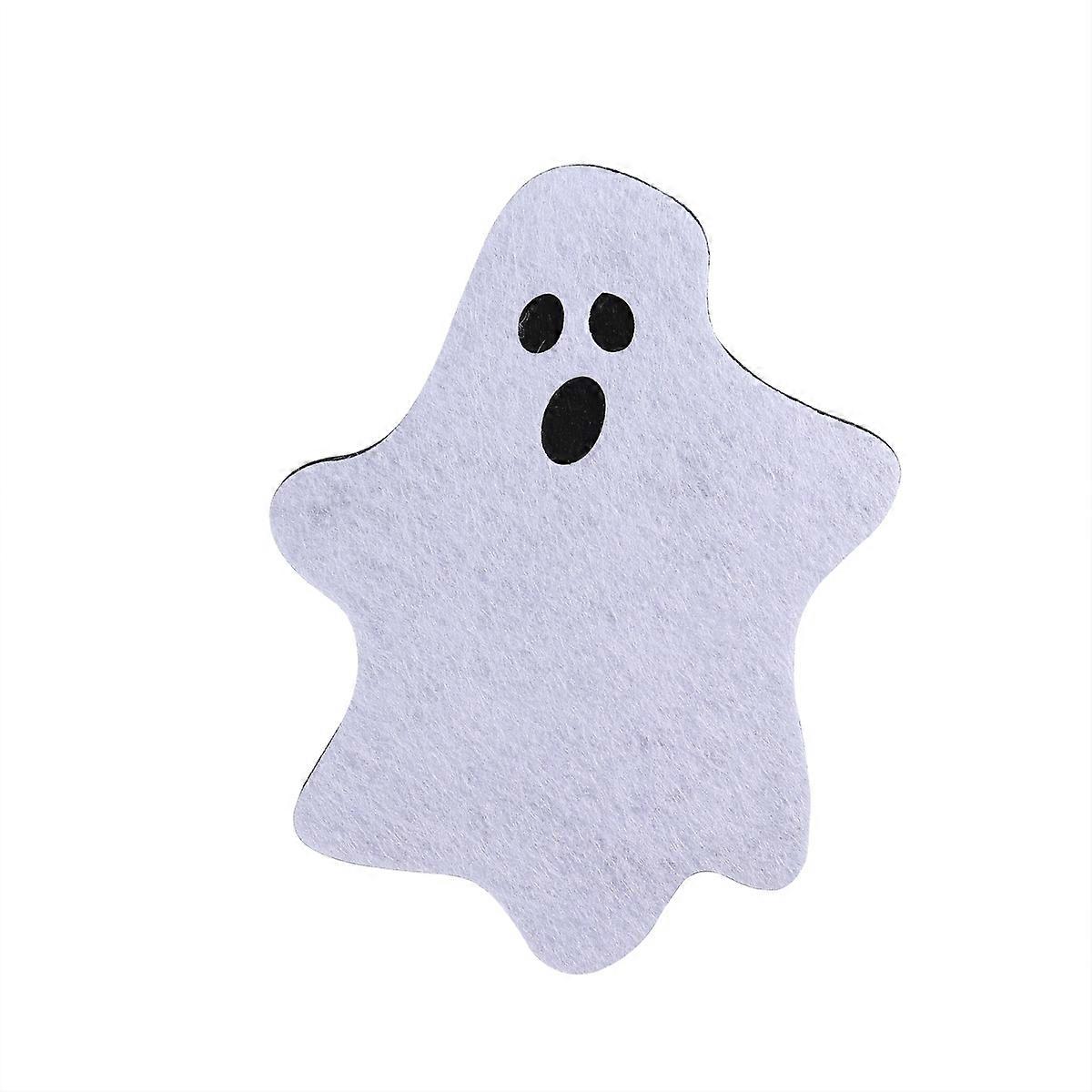 Decorative Halloween Cup Mats 6 Pcs Non Woven Coasters For Party Use Resistant