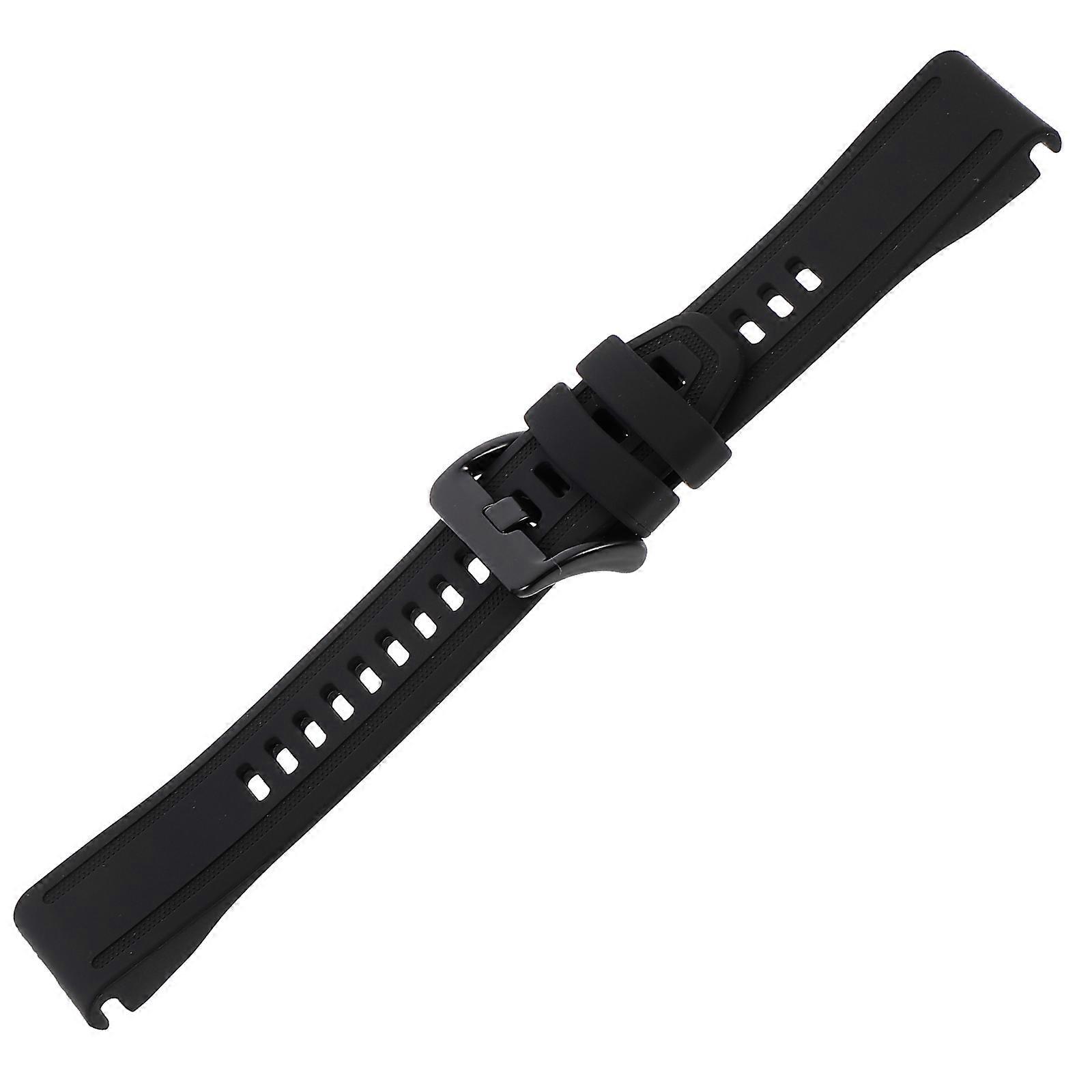 Quick Release Silicone Watchband for Smartwatch 1Set Black Comfortable Band
