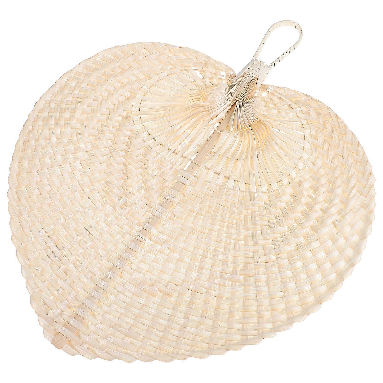 Hand -Shaped Paddle Fan for Cooling 4Pcs Handmade Bamboo Fans