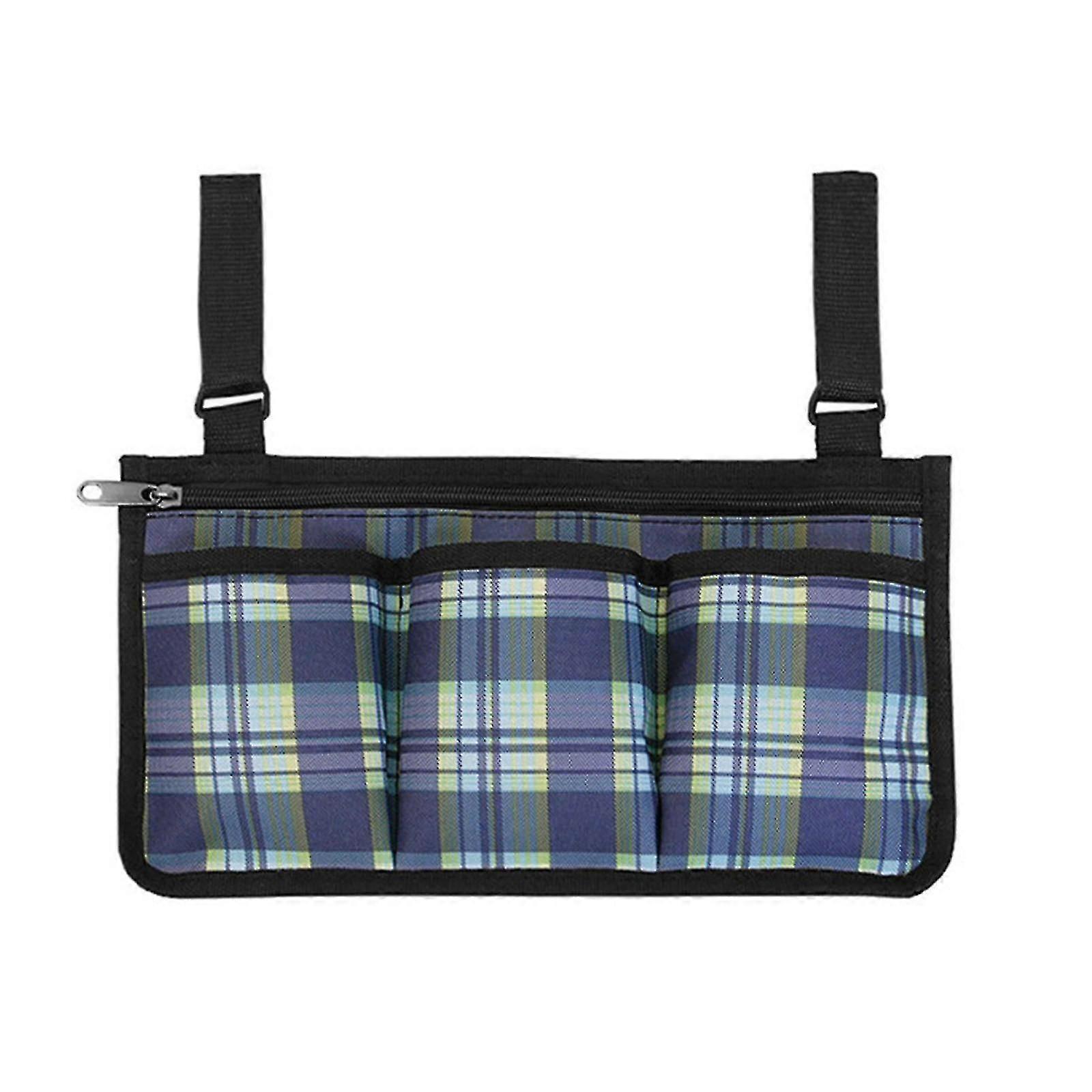 في الهواء الطلق كرسي متحرك الجانب الحقيبة حقيبة تخزين مسند الذراع جيب المنظم حامل Fg