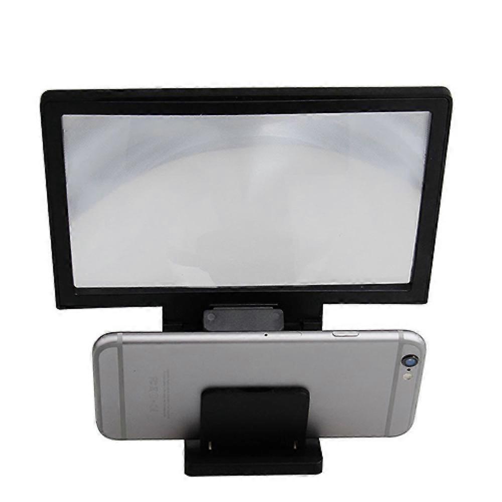 Phone Screen Amplifier Mobile Phone 3D Screen Amplifier Magnifying Glass High Clarity Stand Holders for Video