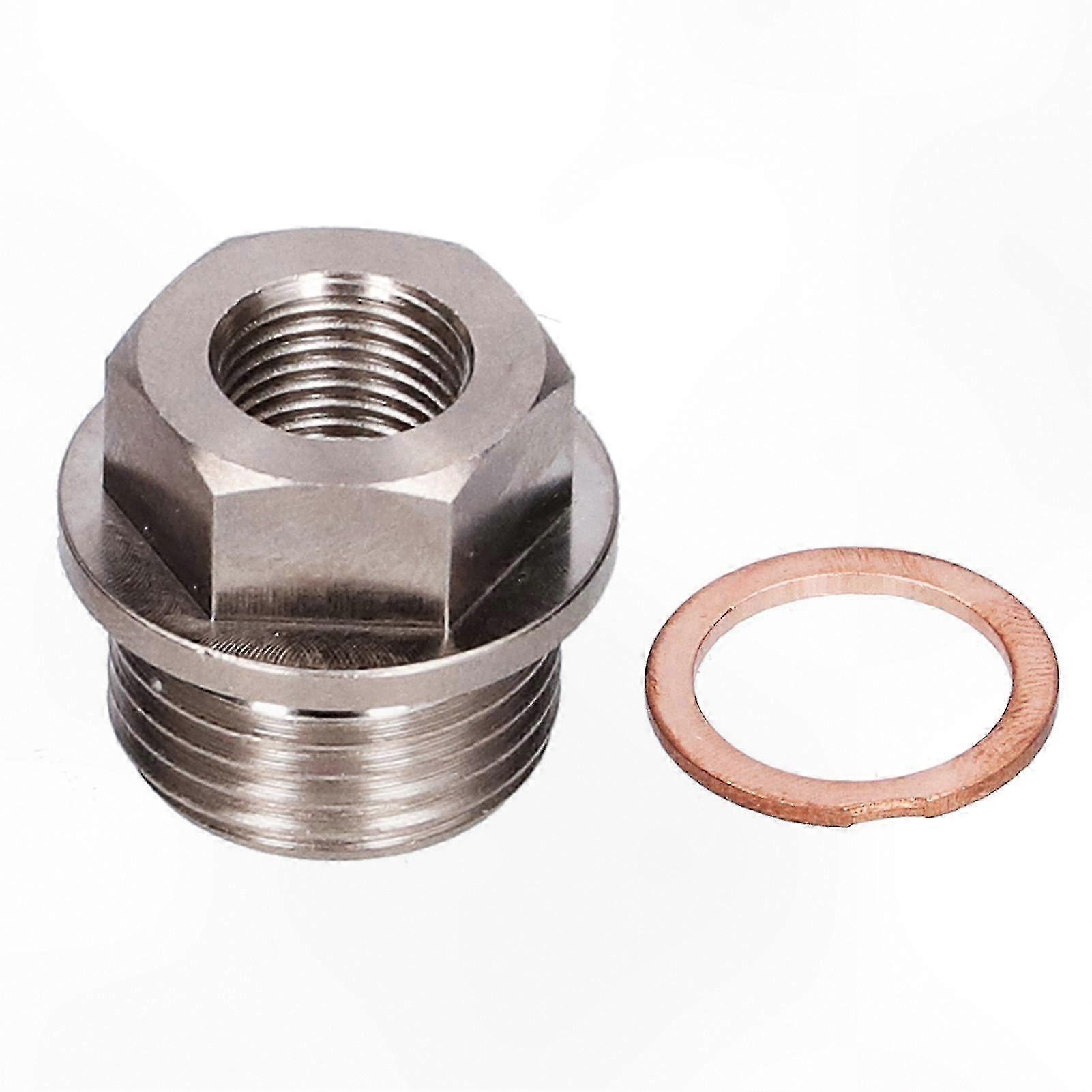 1/8 NPT to M18x1.5 Thread Adapter with Gasket for Water Temperature Sensor