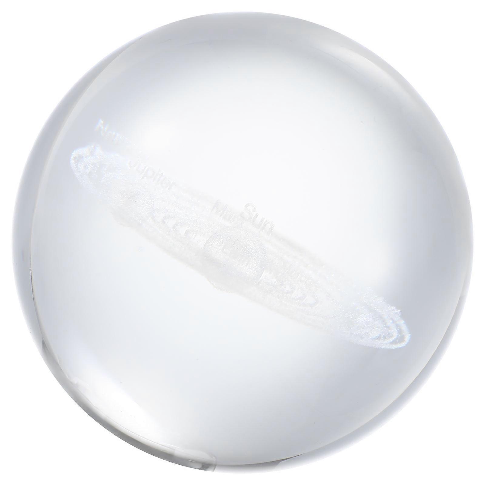 Model Engraved Glass Ball for Home Decor 4Pcs Solar System Sphere