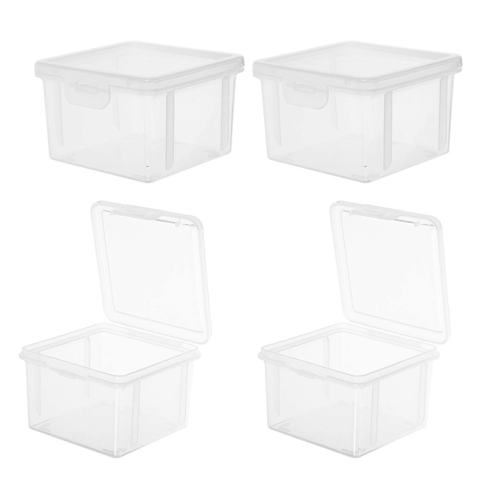 Plastic Bread Storage Container Transparent for Kitchen Storage 20Pcs