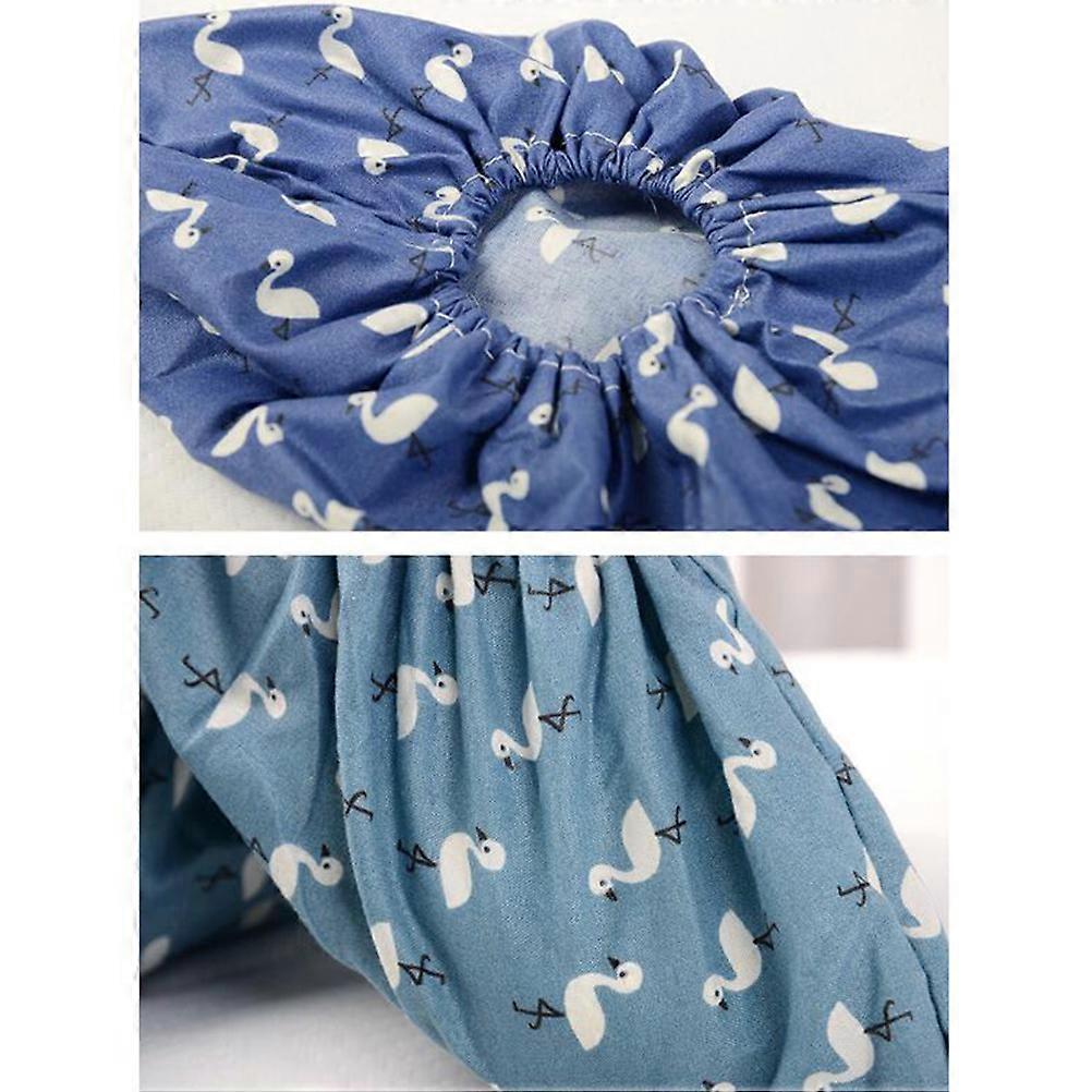 Floor Wiping Shoe Pouch Non-Slip Reusable Assorted Color 34x17cm 3Pairs
