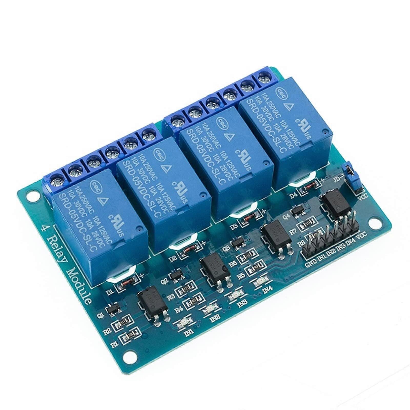 5V 1-2-4-8 Channel Relay Module With Optocoupler Output 1Pcs