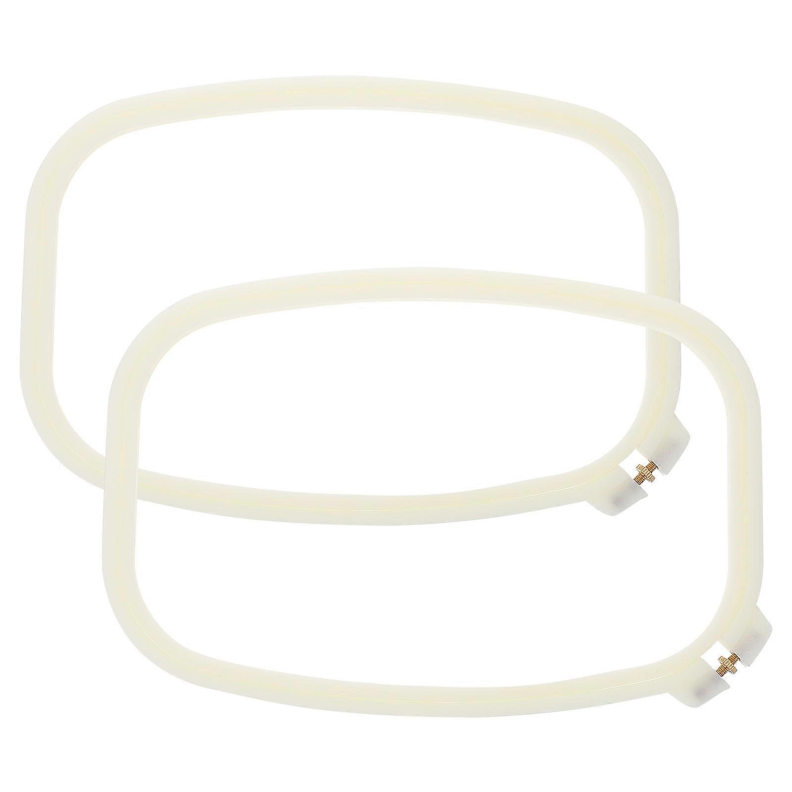 DIY Embroidery Hoops Plastic Frame for Cross Stitch 2Pcs