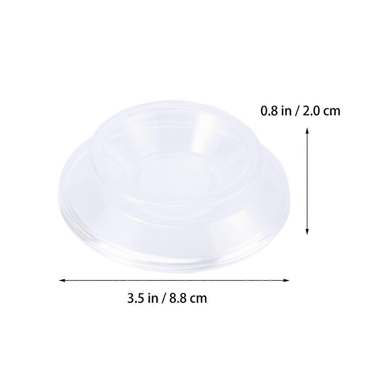 Durable Piano Mats Upright Piano Caster Cups for 4Pcs Transparent Design
