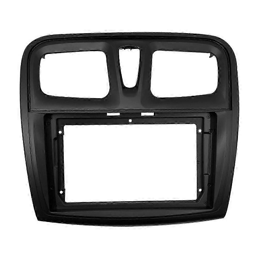 2 Din 9 Inch Car Radio Fascias For Renault Sandero Symbol Logan 2014+ Dashboard Frame Installation Dvd Gps Mp5 Multimedia Player