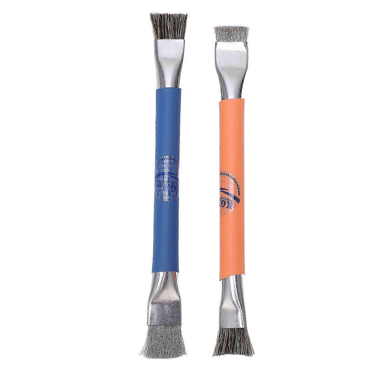 2 piezas de cepillo de placa base Limpieza de ángulo múltiple mini cepillo de limpieza de placa base para componentes electrónicos