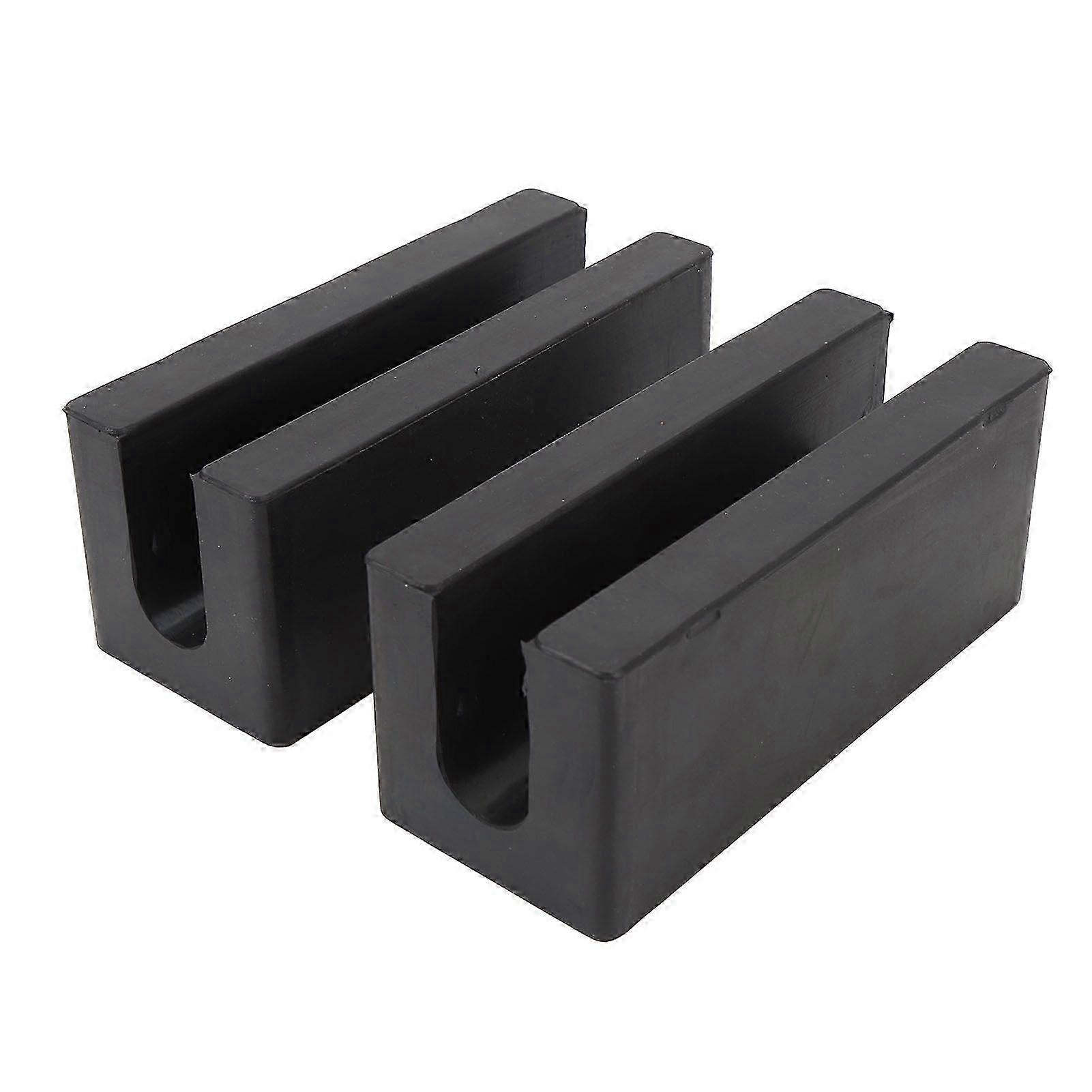 25-26 2pcs Outboard Motor Transom Saver Minimizes Bump Strain Rubber Trailering Boat Motor Support for Single Ram Outboard