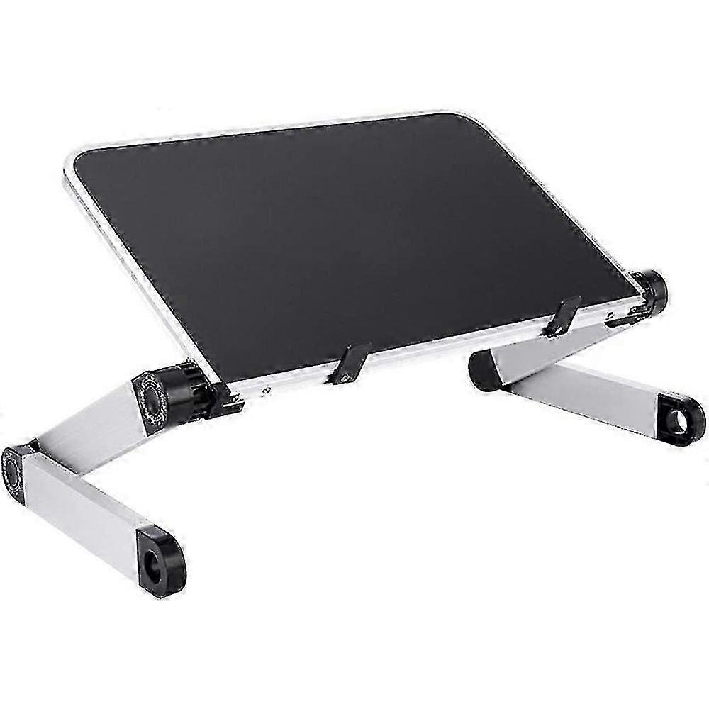 Support réglable Table universelle en aluminium Support ergonomique portable (noir) Support réglable pour ordinateur portable