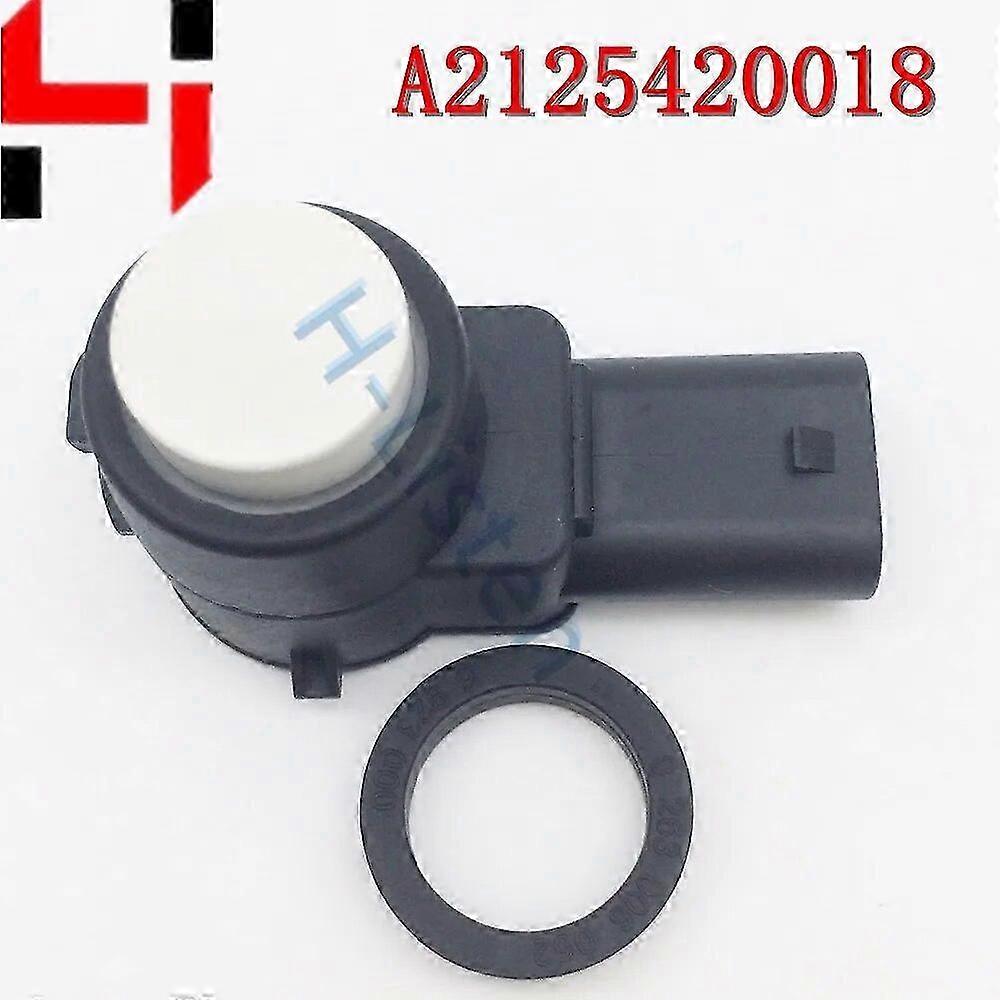 (4pcs) Parking Plastic Sensor PDC 2125420018 ,A2125420018 for M ercedes Benz A B C S E SLK CL CLS Class White color 25-26