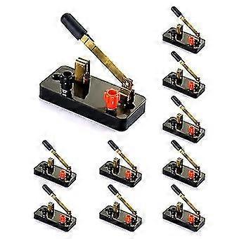 10Pcs Single Single Throw Switch,Knife Switch:Used for Physics Laboratory,School Electronic Experim