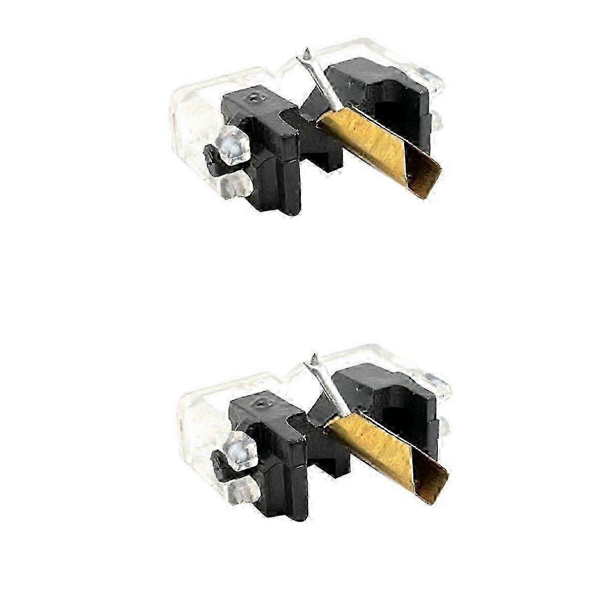 2X suitable for N44-7 M44-7 M55E DUAL DN305 DN306 Phonogrraph Turntable Accessories Replacement Stylus