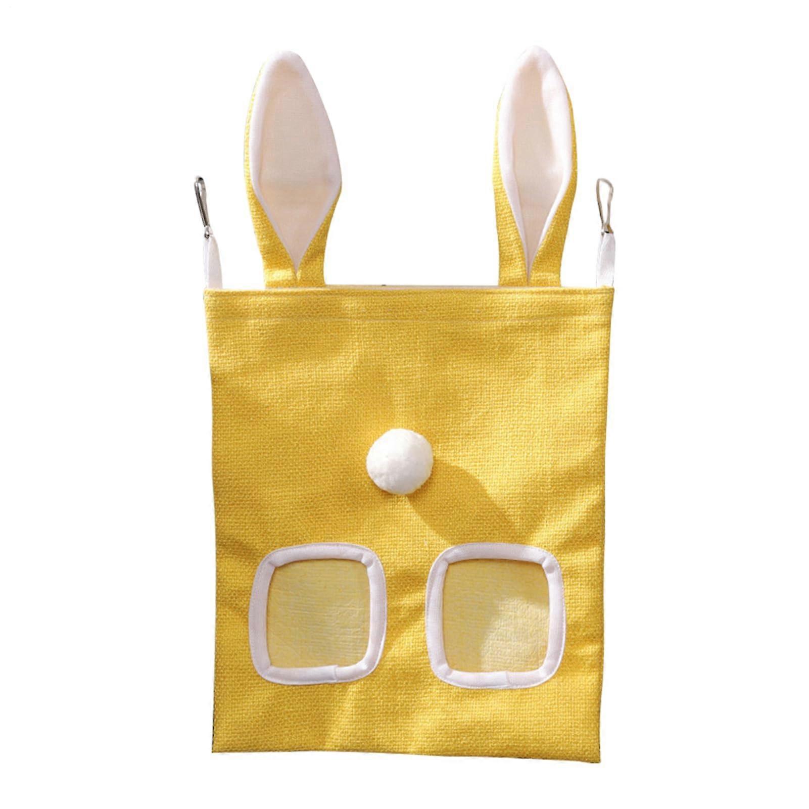 Bunny Hay Bag Chew Proof Large Capacity Forage Storage Dispenser For Chinchilla Rabbits Hamster