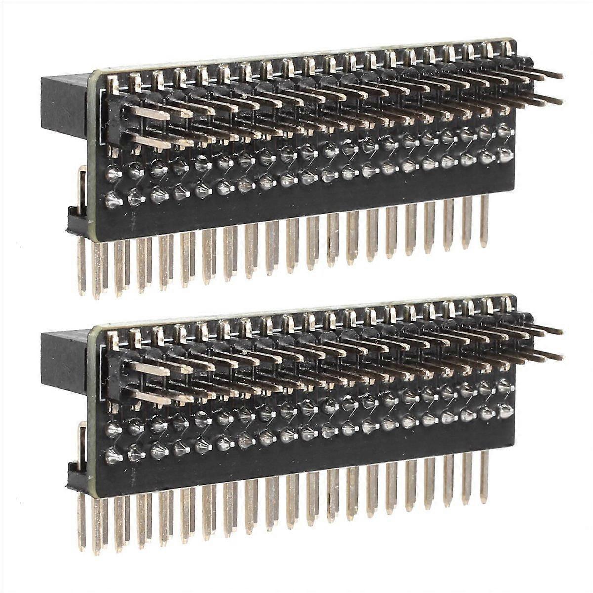 Mini Connectors for Raspberry Pi 40-Pin GPIO 1 to 2 Expansion Board 2 x 20-Pin Strip Dual Male Heade