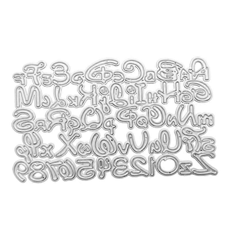 يموت قطع رقم الحروف النقش يموت القطع لبطاقة صنع ديكور عيد الميلاد