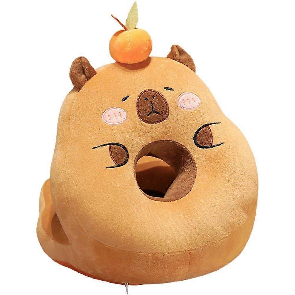 Nap Desk Sleeping Pillow Cartoon Capybara Cushion For Office Chair Backrest And Sofa Home Decoration
